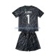 Camisola França Hugo Lloris 1 Guarda-redes Criança Equipamento Segundo Euro 2024 Manga Curta